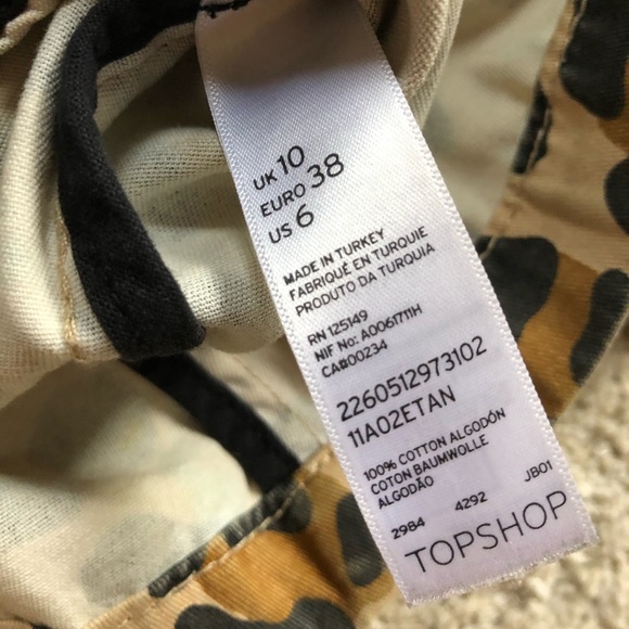 TOPSHOP LEOPARD PRINT COAT - Picture 6 of 7